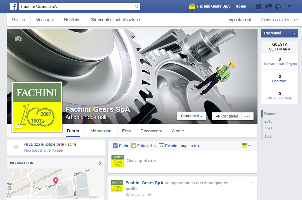 Our new Facebook profile