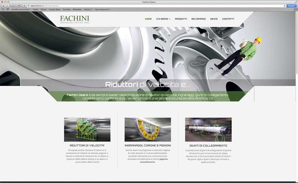 The new Fachini website